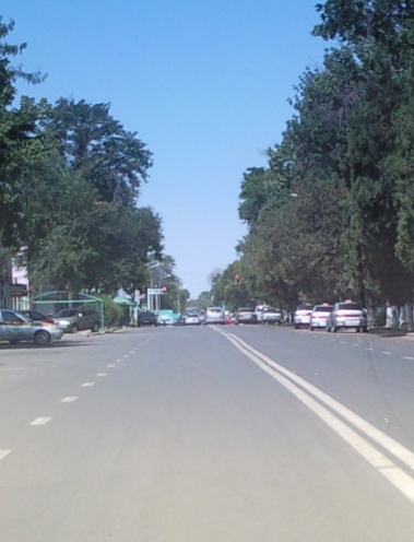 Çimkent Şehri, Adırbekova Caddesi Yol İşleri Projesi