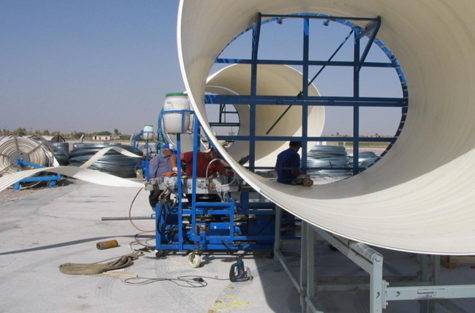 IRAQ VALLEY ERBIL UPVC CHANNEL CONSTRUCTION