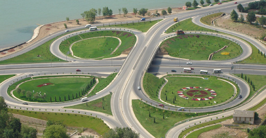 Kocaeli - Golcuk Straßenbauarbeiten