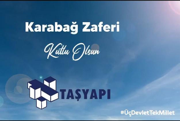Taşyapı İnşaat Yönetim Kurulu Başkanı. Sn Emrullah Turanlı Karabağ Zaferi anısına üç devlet tek millet vurgusu yaptı.