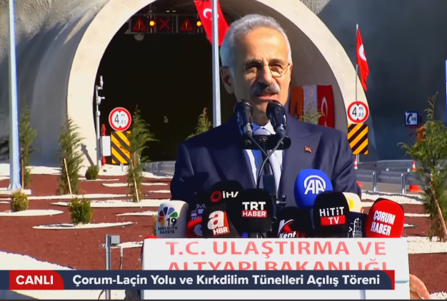 Çorum-Laçin Yolu ve Kırkdilim Tünelleri Açılış Töreni